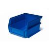 Triton Products Polypropylene Wall Storage Bin Kit, 5.375 in. D x 3 in. H x 4.125 in. W, Blue 3-210BWS